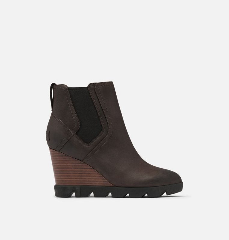 Sorel Kadın Joan Uptown™ Chelsea Bootie - Takozlar Siyah Kahverengi - 870-WUDXCP